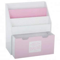 ATMOSPHERA FOR KIDS Bibliothèque Enfant Bac à Roulettes Atmosphera - Rose - Rose