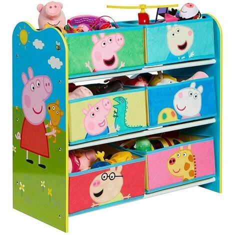 Meuble De Rangement Enfant Peppa Pig En MDF - 60 X 63.5 X 30 Cm -PEGANE- – Image 2