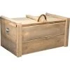 FALSE Wood4you - Coffre à Jouets Echafaudage Bois - Coffre De Rangement 80Lx44Hx50D Cm