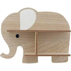 SIL Etagère Pour Enfants En MDF Animaux Elephant Beige - Beige