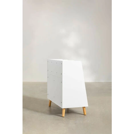 Meubles De Rangement En Bois Tom Kids SKLUM MDF - Bois De Pin - Blanc – Image 5