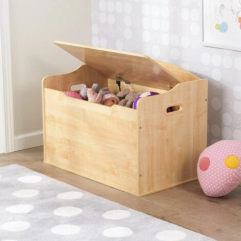 KIDKRAFT Coffre à Jouets En Bois Austin Naturel - Bois Naturel – Image 2