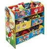 WORLDS APART Paw Patrol La Pat` Patrouille - Meuble De Rangement Pour Chambre D’enfant Avec 6 Bacs