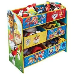 WORLDS APART Paw Patrol La Pat` Patrouille - Meuble De Rangement Pour Chambre D’enfant Avec 6 Bacs