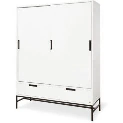 Pinolino Armoire 'Steel' Grande - Blanc