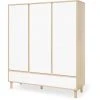 Pinolino Armoire 'Flow' Grande - Frêne / Blanc