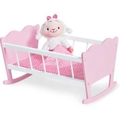 Pinolino Berceau De Poupée 'Jasmin', 4 Pièces - Blanc/rose