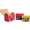 AUBRY GASPARD Coffres à Jouets Colorés (Lot De 3) Multicolore - Coloris Assortis