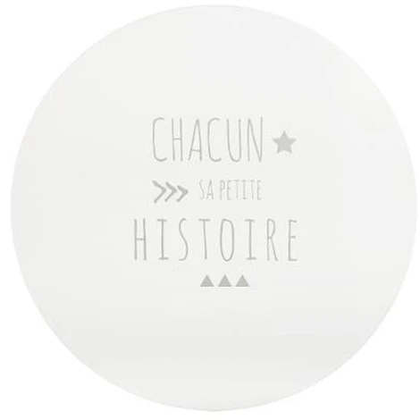 Bibliothèque Enfant Ronde En MDF Et Polypropylène, Gris - Dim : L.40 X L.40 X H.59 Cm -PEGANE- – Image 2